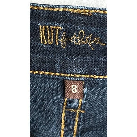 Kut from the Kloth Mid Rise Bermuda Shorts Wide Hem Size 8 - Picture 10 of 13